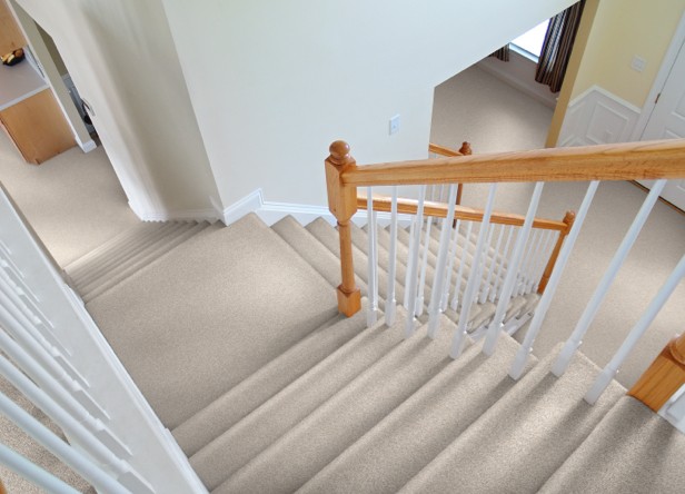 Stairs carpet floor | Tri-City Carpet