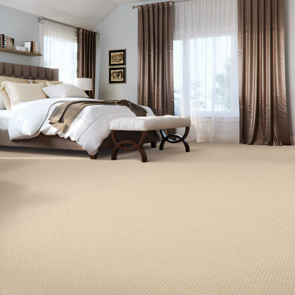 Bedroom carpet flooring | Tri-City Carpet